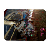 Magnet Flexible Foire carnavalesque Carrousel Cheval Merry-Go-Roun (Horizontal)