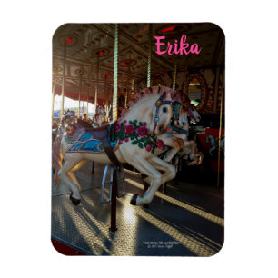 Magnet Flexible Foire carnavalesque Carrousel Cheval Merry-Go-Roun