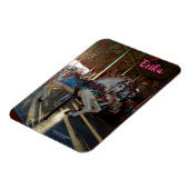 Magnet Flexible Foire carnavalesque Carrousel Cheval Merry-Go-Roun (Côté Gauche)