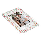 Magnet Flexible Foliage floral Élégante photo de Noël (Côté Droit)