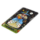 MAGNET FLEXIBLE FOLK ART WITTER EN BOIS ÉFFRAYANTS, CHAT NOIR & OW (Côté Gauche)