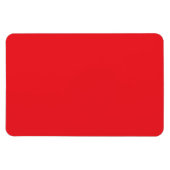 Magnet Flexible Fond uni rouge solide (Horizontal)