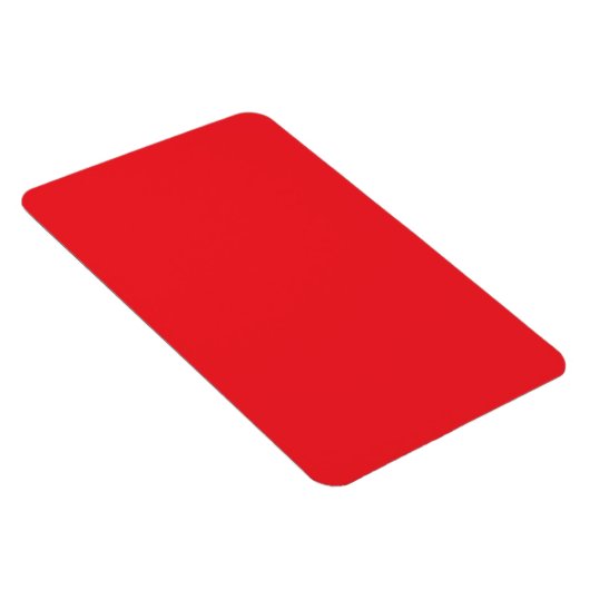 Magnet Flexible Fond uni rouge solide (Côté Droit)