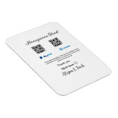 Magnet Flexible Fonds de lune de miel venomo paypal don Q R couple (Côté Droit)