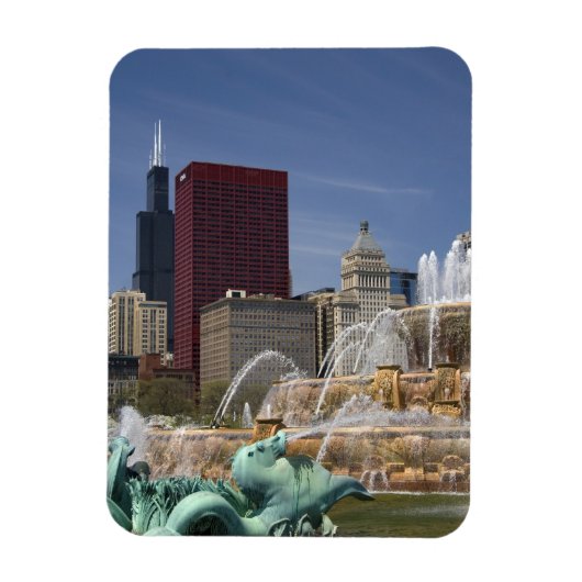 Magnet Flexible Fontaine de Buckingham située à Grant Park, (Vertical)