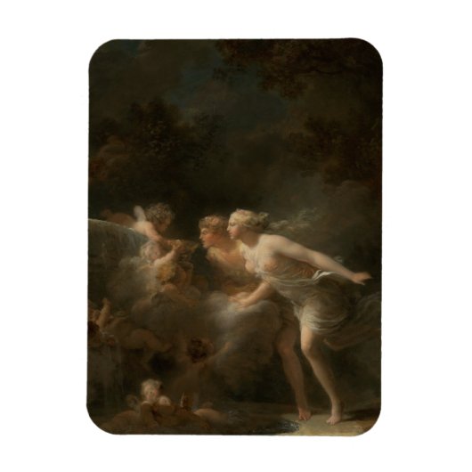Magnet Flexible Fontaine de l'Amour de Jean-Honore Fragonard (Vertical)
