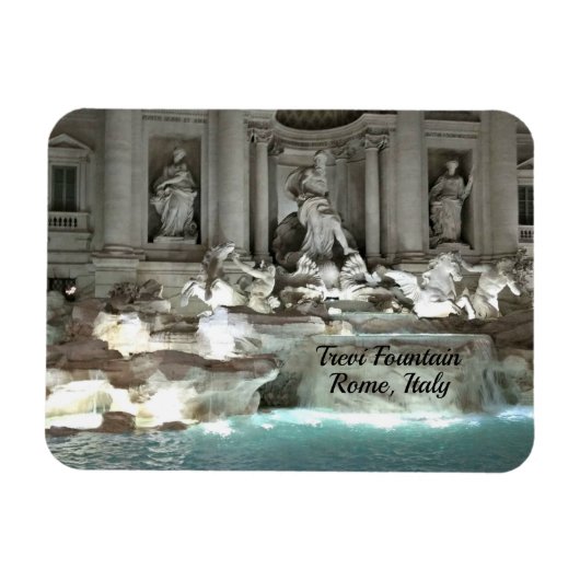 Magnet Flexible Fontaine de Trevi, Rome Italie (Horizontal)