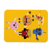 Magnet Flexible Food Characters (Horizontal)