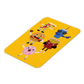 Magnet Flexible Food Characters (Côté Gauche)