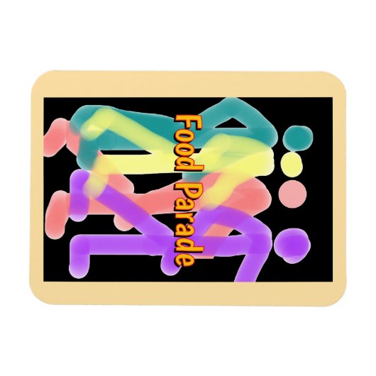 Magnet Flexible Food Parade Refrigerator (Horizontal)