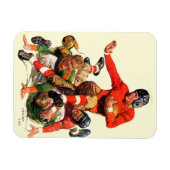 Magnet Flexible Football universitaire (Horizontal)