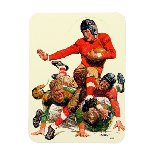Magnet Flexible Football universitaire (Vertical)