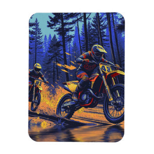 Magnet Flexible Forest Ride - Motocross Racers