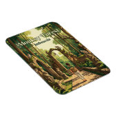Magnet Flexible Forêt aux singes d'Ubud Indonésie (Côté Droit)