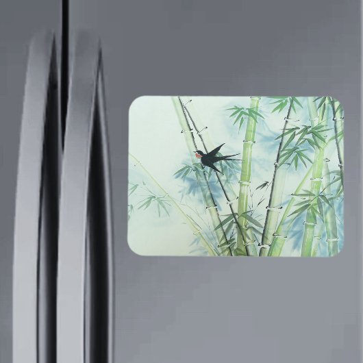 Magnet Flexible Forêt de bambou - vert
