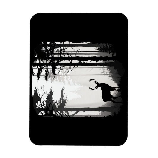 Magnet Flexible Forêt de cerfs faune (Vertical)