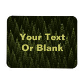 Magnet Flexible Forêt de conifères fractale (Horizontal)