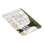 Magnet Flexible Forêt / Forêt Automne Automne Enregistrer la date  (Côté Droit)