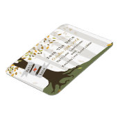 Magnet Flexible Forêt / Forêt Automne Automne Enregistrer la date  (Côté Gauche)