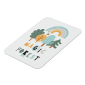 Magnet Flexible Forêt magique arc-en-ciel mignonne (Côté Gauche)