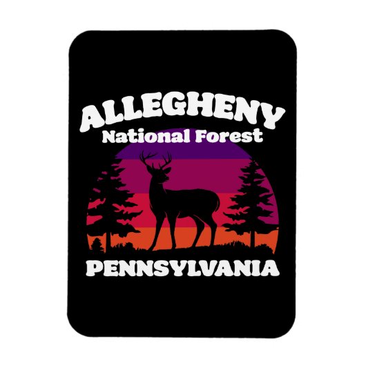 Magnet Flexible Forêt nationale d'Allegheny (Vertical)