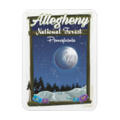 Magnet Flexible Forêt nationale d'Allegheny Pennsylvanie (Vertical)