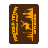 Magnet Flexible Forêt nationale de Bridger-Teton (Vertical)