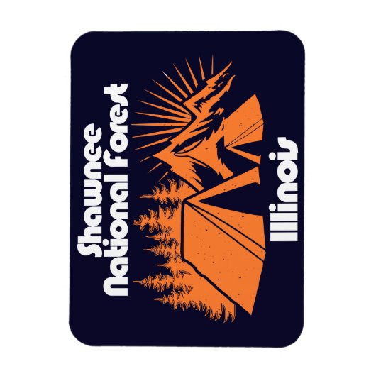Magnet Flexible Forêt nationale de Shawnee (Vertical)