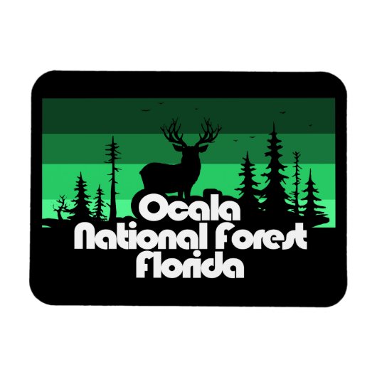 Magnet Flexible Forêt nationale d'Ocala Floride (Horizontal)