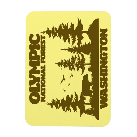 Magnet Flexible Forêt nationale olympique (Vertical)