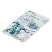 Magnet Flexible Forêt Neige Bois Animaux Arbres Ciel Nature (Côté Gauche)