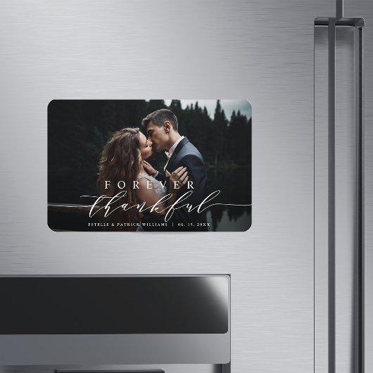 Magnet Flexible Forever Merci Merci Mariage photo