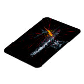 Magnet Flexible Forgé Anvil Couteau en métal forgé Farrier (Côté Gauche)