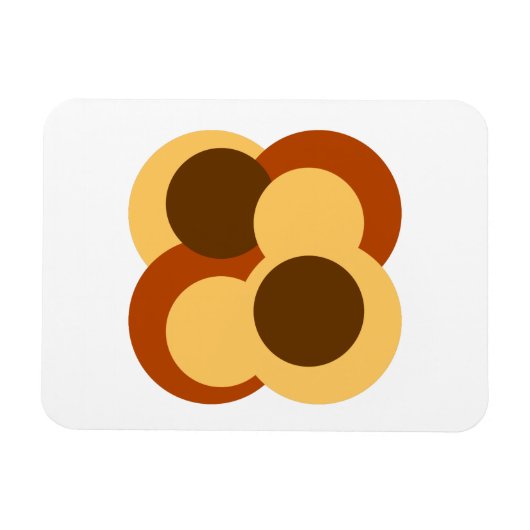 Magnet Flexible Formes géométriques Abstraites (Horizontal)