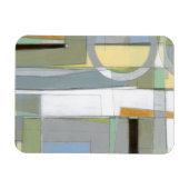 Magnet Flexible Formes géométriques Abstraites colorées (Horizontal)