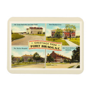 Magnet Flexible Fort Bragg # souvenir de cru de 2 la Caroline du