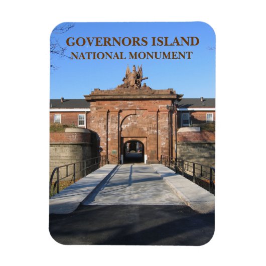 Magnet Flexible Fort Jay, monument national de Governors Island, N (Vertical)