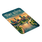 Magnet Flexible Fort Wayne États-Unis (Côté Droit)