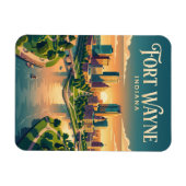 Magnet Flexible Fort Wayne États-Unis (Horizontal)