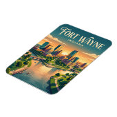 Magnet Flexible Fort Wayne États-Unis (Côté Gauche)