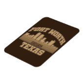 Magnet Flexible Fort Worth, Texas (Côté Gauche)