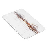 Magnet Flexible Forth Bridge Scotland Minimalist Sketch (Côté Droit)