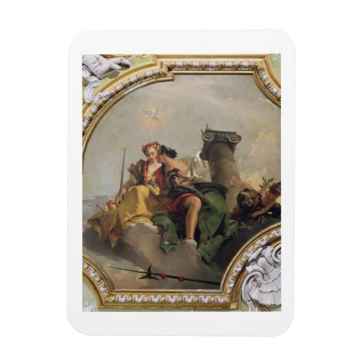 Magnet Flexible Fortitude et Justice, from the Sala Capitolare (Vertical)