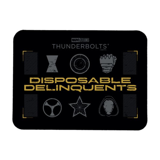 Magnet Flexible Foudroyants* | Délinquants jetables (Horizontal)