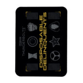 Magnet Flexible Foudroyants* | Délinquants jetables (Vertical)