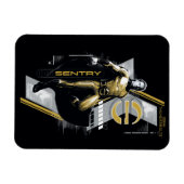 Magnet Flexible Foudroyants* | Graphisme du personnage de Sentry (Horizontal)
