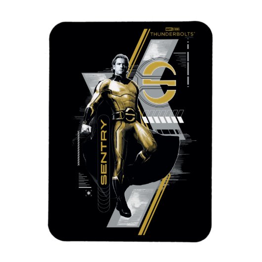 Magnet Flexible Foudroyants* | Graphisme du personnage de Sentry (Vertical)