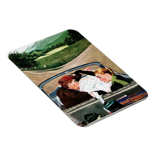 Magnet Flexible Fourche sur la route (Côté Droit)