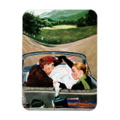 Magnet Flexible Fourche sur la route (Vertical)