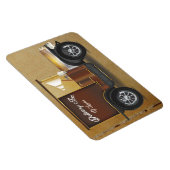 Magnet Flexible Fourgonnette de livraison vintage (Côté Droit)